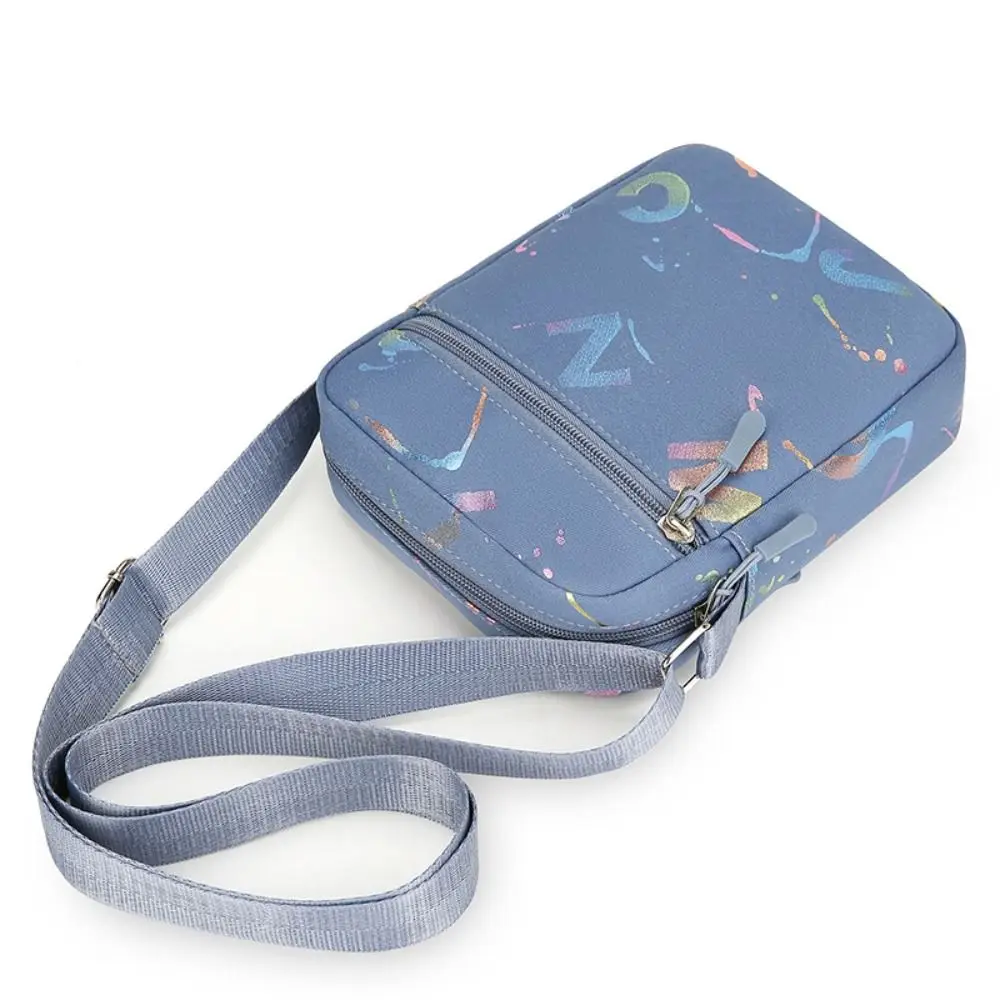 

New Large Capacity Crossbody Bag Casual Oxford Cloth Coin Purse Waterproof Phone Bag
