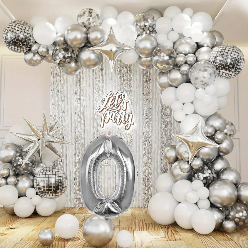 

Birthday balloon party decorations suitable for children aged 1 to 9 carnival decoration balloon chains with replaceable numbers