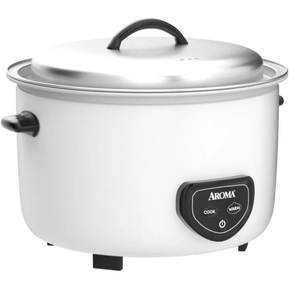 60 كوب تجاري مطبوخ ، 14Qt (طباخ أرز وحبوب ، أبيض