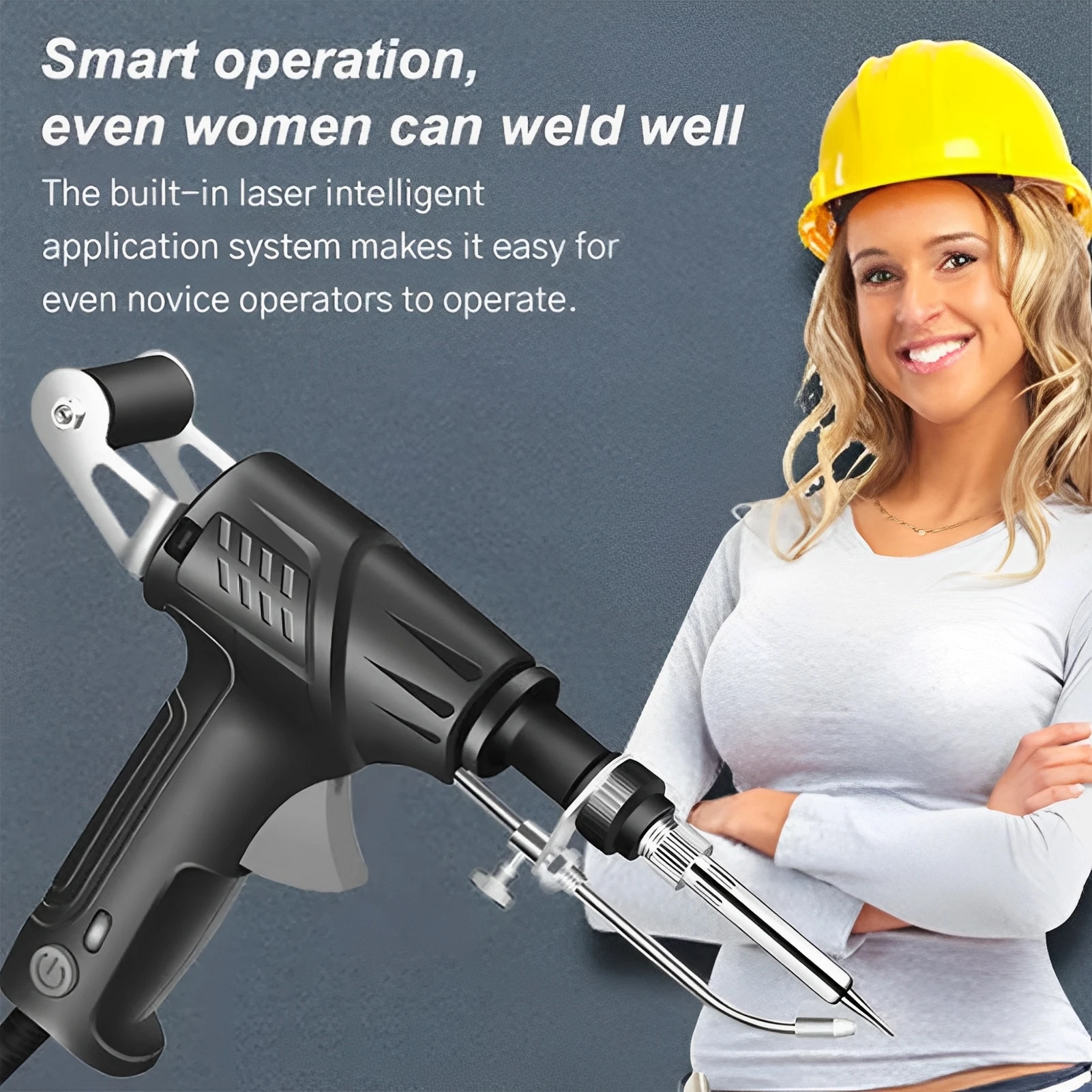 Multi-function Iron Soldering Gun Handheld Welder Durable Manual Soldering Gun for Industrial Welding Shipbuilding