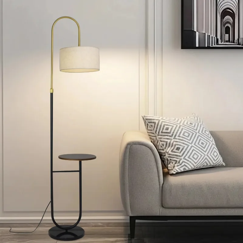 

Modern Floor Lamp with Side Table Multi Function for Living Room Sofa Bedside Lighting Room Decoration Light Floor Lamp LED