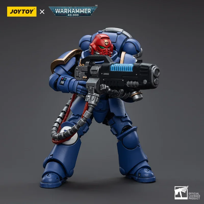 In Stock JOYTOY 40K Ultramarines Hellblasters Sergeant Ulaxes Brother Paxor Torsus Robot Action Model Art Collection