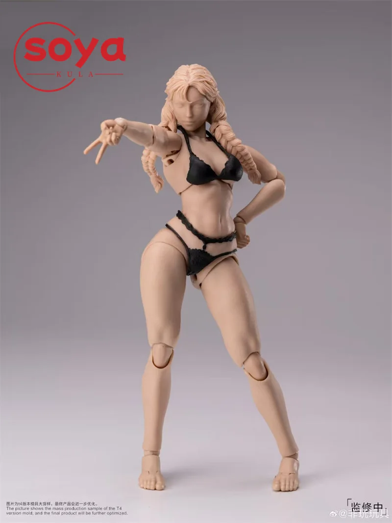 Przedsprzedaż【1 kwartał 2026】Notaman Nt-04 1/12 Super Elastyczna Figurka Żeńska z Ruchomymi Stawami, Żołnierka, Model do Malowania Artystycznego, Zabawka