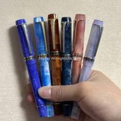 Kaigelu 316 Celluloid Fountain Pen Beautiful Patterns Iridium EF/F/M Nib Writing Ink Pen Office Business School Stationery Gift