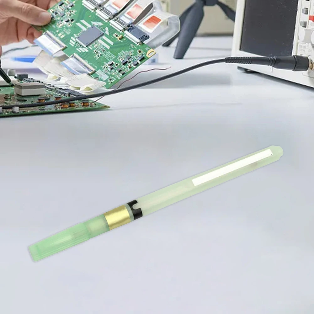 for BON102 Welding Soldering Pen with Brush for Flux Paste Application and Cleaning Prevents Evaporation with Transparent Design
