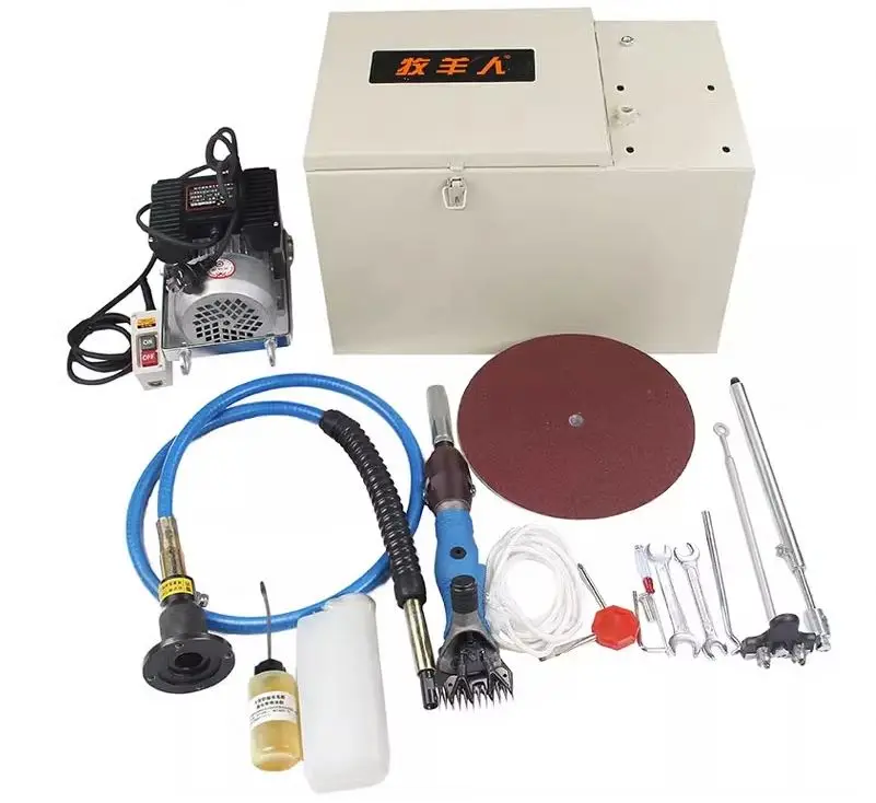 Landbouw elektrische wol paardenhaar tondeuse slijpmachine Krachtige en efficiënte handaangedreven materiaal scheermachine