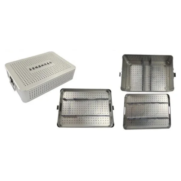 Stainless steel disinfection boxes, high-pressure sterilization   discs for