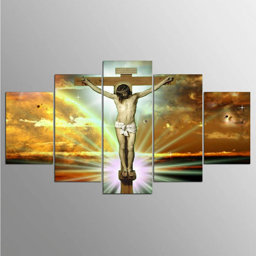 

Diamond Painting Abstract Art Religion Jesus Cross Stitch Diamond Mosaic Picture Embroidery Crystal Beaded Handicraft 5PCS