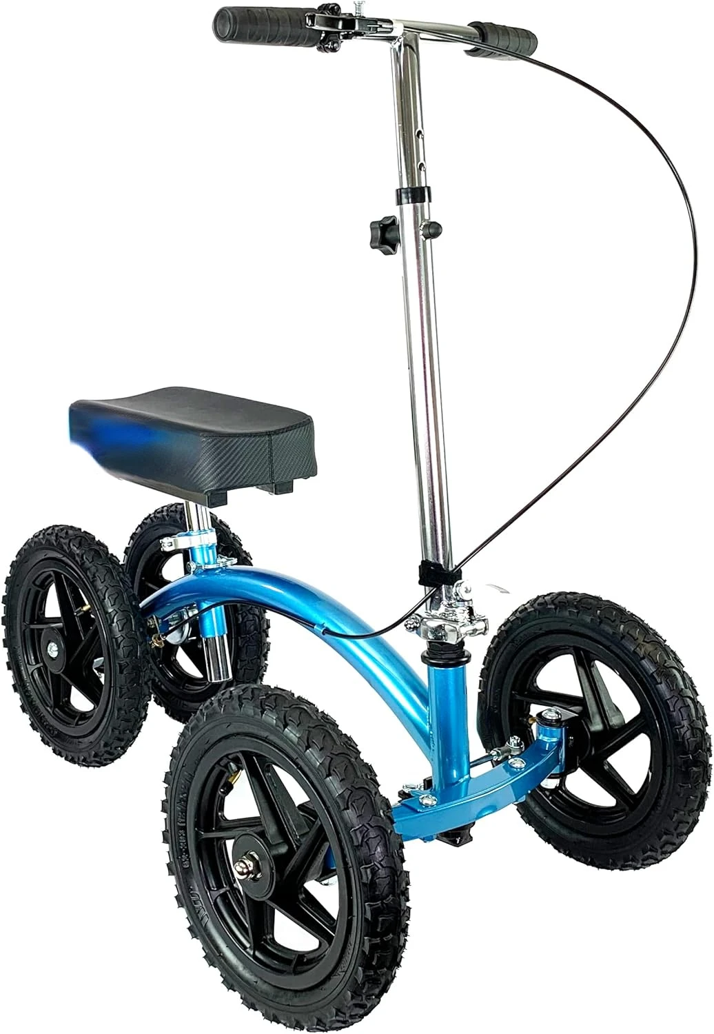 Quad All Terrain Knee Scooter for Adults for Foot Surgery Heavy Duty Knee Walker for Broken Ankle Foot Injuries Recovery