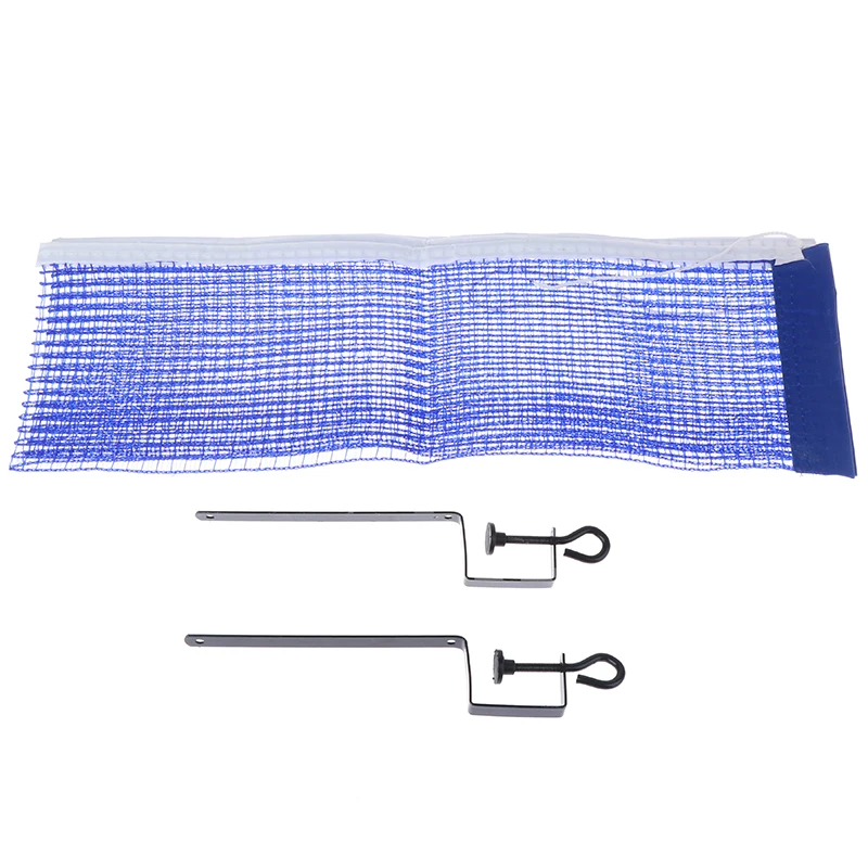 Portable Table Tennis Net Post Clamp Stand Holder Set Pong Replacement Mesh Set