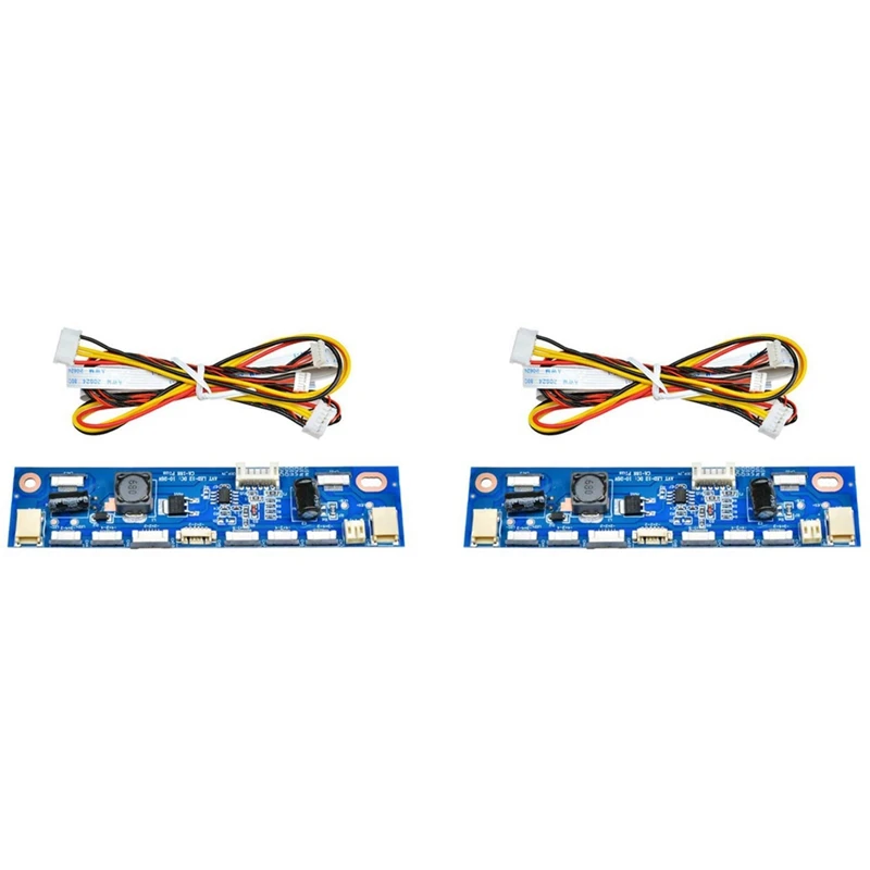 HOT SALE 2X Universal Multifunction Inverter For Backlight LED Constant Current Board Driver Board 12 Connecters LED Strip Teste