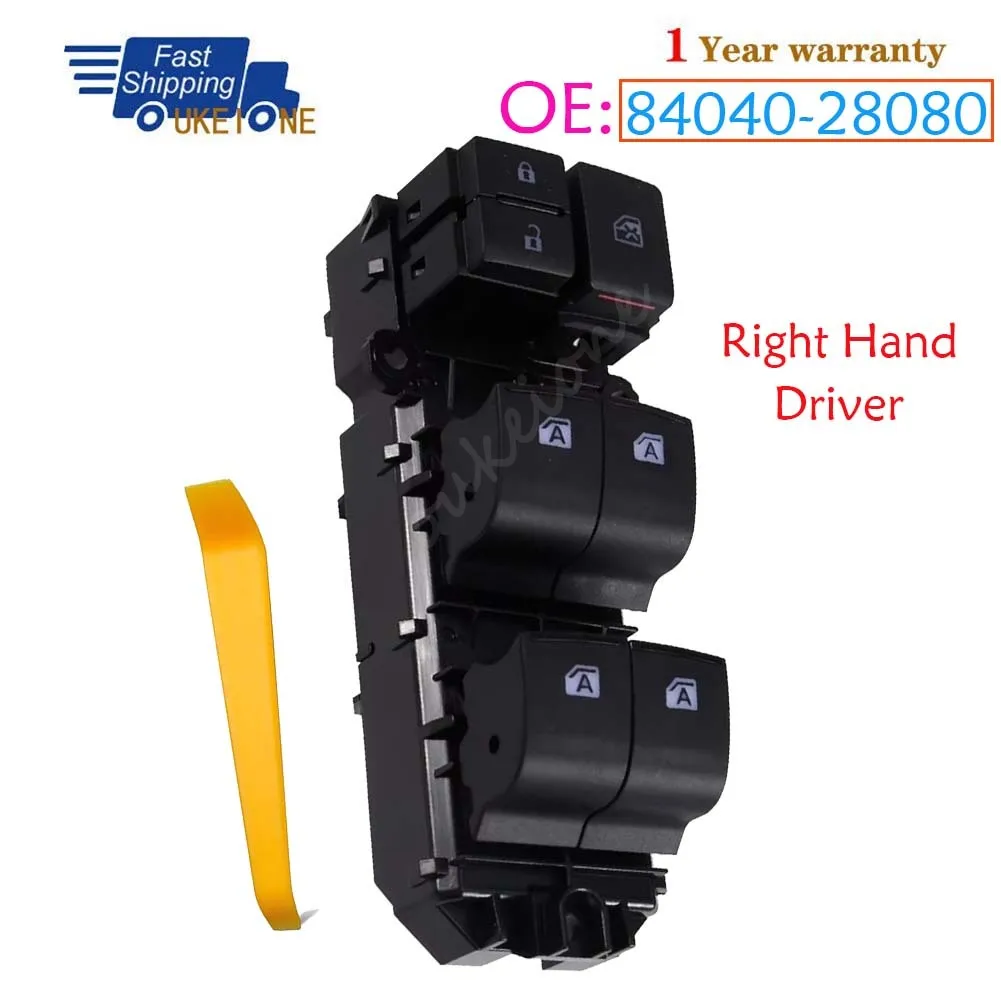 Front Left Electric Power Window Switch Lifter Control Regulator Button Parts For Toyota MPV Series Esquire Noah Voxy 8404028080