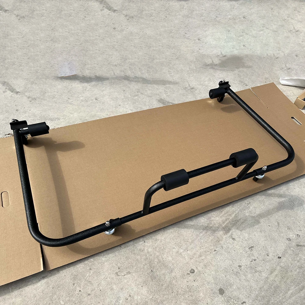 

Lantsun JL1268 Hard Top Carrier Storage Sliding Cart Rack Steel Roof Support Holder Bracket for Jeep for Wrangler JKJL