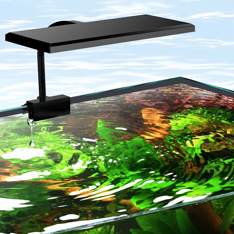 Aquarium USB LED Light Full Spectrum Aquatic Plant Grow Lamp Fish Tank Adjustable Brightness Dimmable Timed 360° rotatable Light