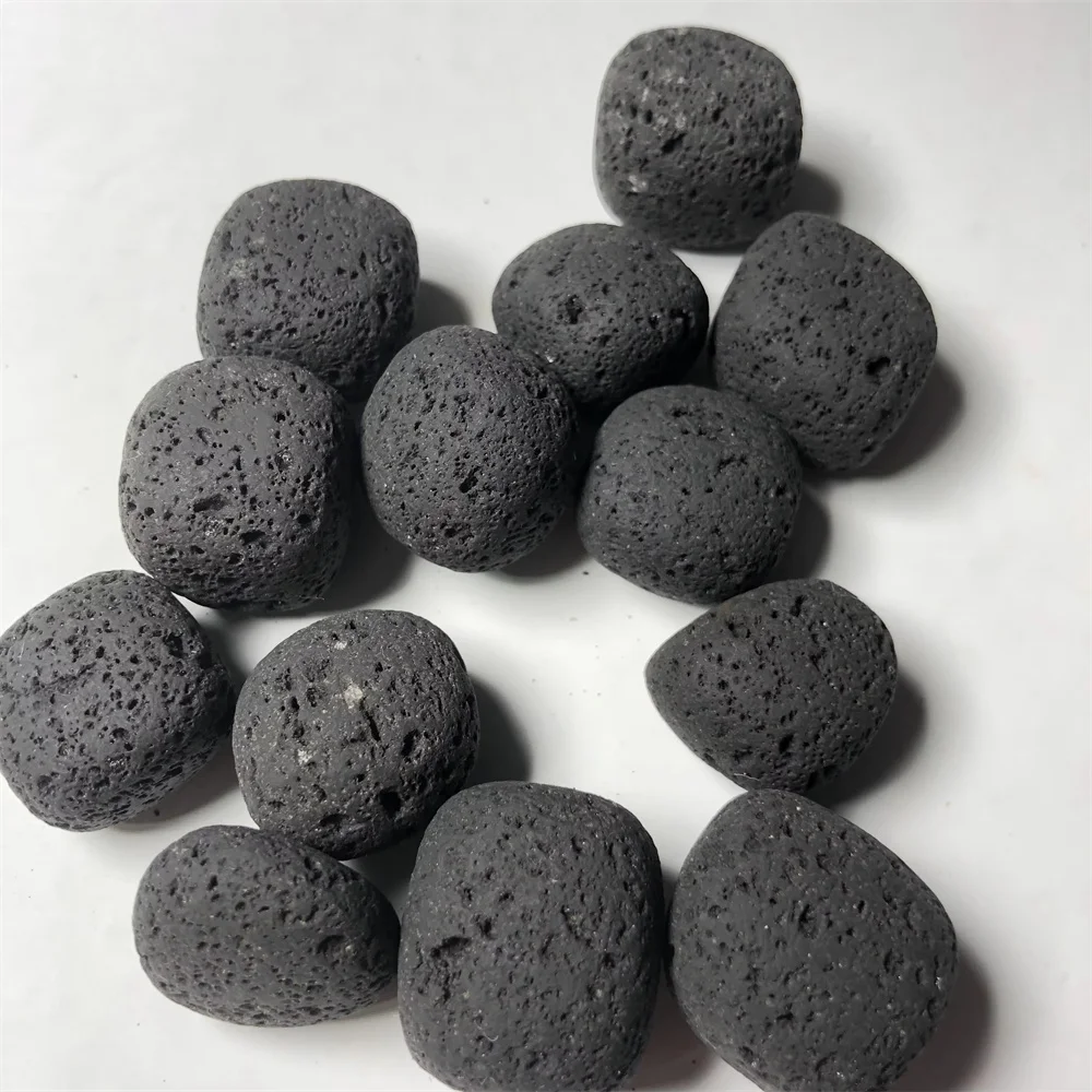 Natural Porous Black Volcanic Stone Lava Rock raw For Garden Decoration and fish tank special filter water volcanic rock particl