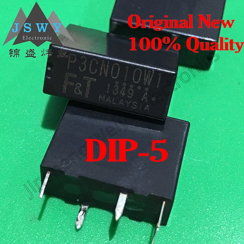 

(10/500 pcs) P3CN010W1 5-pin automotive relay, brand new, original stock, fast shipping, electronic components