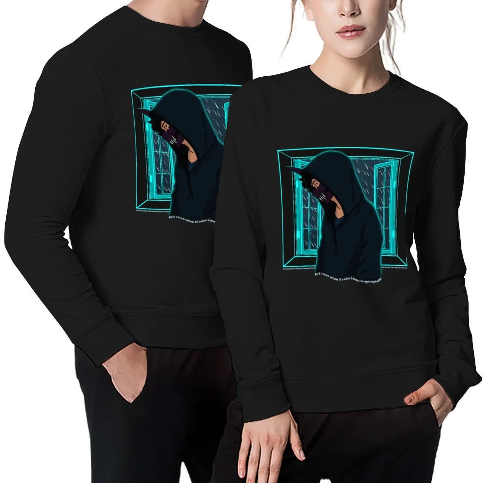 

Agoraphobic Pullover anime clothes men's sweat-shirt set mens designer clothes autumn new products aesthetic sweatshirts