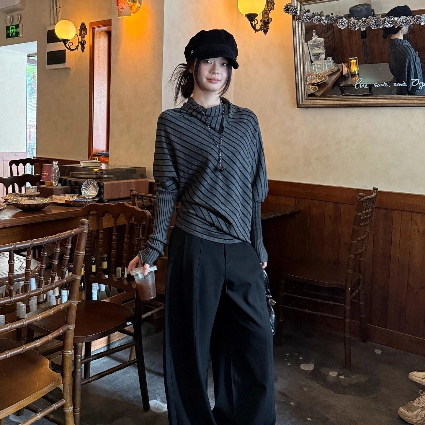 Suéteres elegantes de punto de - Women'S Y2K Fashion Aesthetic reseña y precio