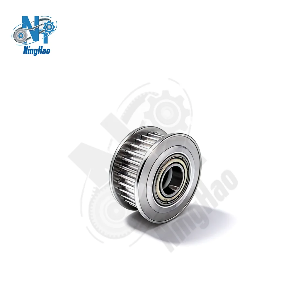 HTD 3M Idler pulley 28T 30T 32T 36T Timing Pulley Bore 3-15mm for Belt Width 6mm 10mm 15mm HTD3M Synchronous Bearing Guide Idler