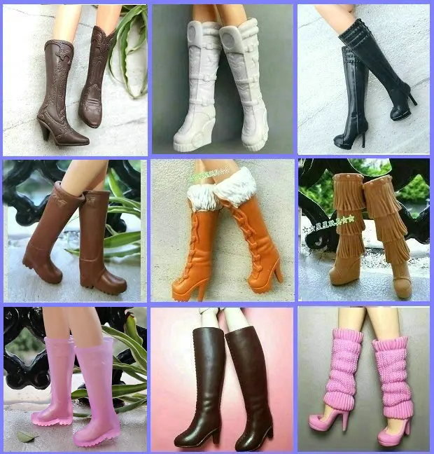 2.2cm multi joint doll accessories doll shoes High heeled high heels fashion shoes casual shoes suitable for 30cm doll