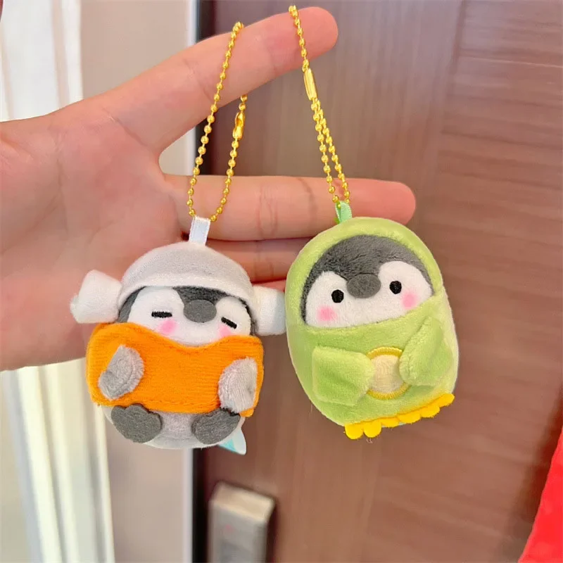 1 Pcs Kawaii Animal Penguin Plush Dolls Carrot Dinosaur Ice Cream Penguin Soft Stuffed Plush Pendant Keychain Toys Kids Gifts