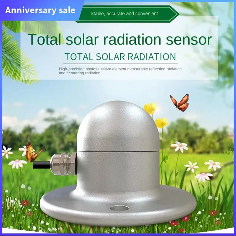 

Solar Radiation Sensor Total Solar Radiation Sensor Transmitter Reflection Radiometer Detector Outdoor RS485 Output