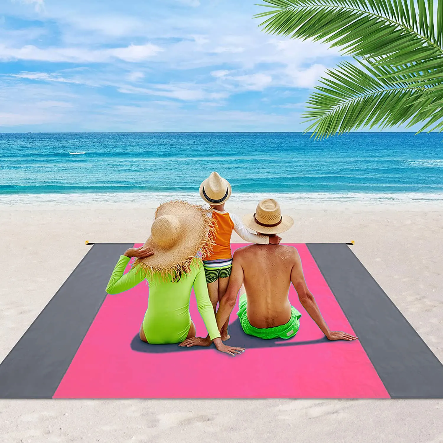 Foldable Outdoor Camping Mat with Waterproof and Moisture-proof Function, Suitable for Beach, Picnic and Storage