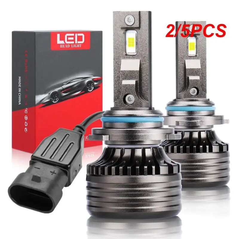 2/5PCS Car Fog Light 200m Light Range Ip68 Waterproof Heat Dissipation Perfect Match Super High Brightness Car Supplies