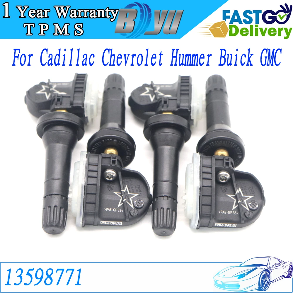 

Датчик контроля давления в шинах TPMS 13598771 Для Chevrolet Malibu Silverado Tahoe Cadillac ATS CT6 CTS XT6 GMC Sierra Yukon 315 МГц