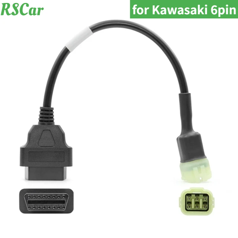 

Высококачественный кабель OBD для мотоцикла от 6 до 16 контактов OBD2 удлинители разъемы для мотоцикла диагностический кабель OBD адаптеры для Kawasaki