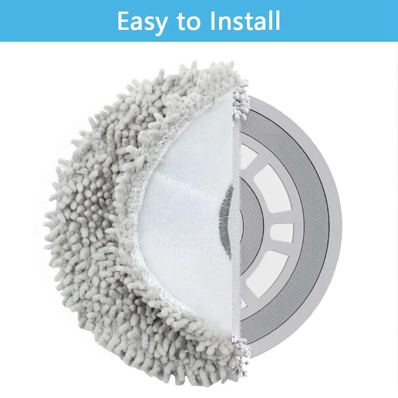 BAAG-Mop Panno Pad Per Dreame L10 Ultra / L10s Pro / L10s Ultra / L10 Prime / L20 Ultra/X10 Parti Per Aspirapolvere