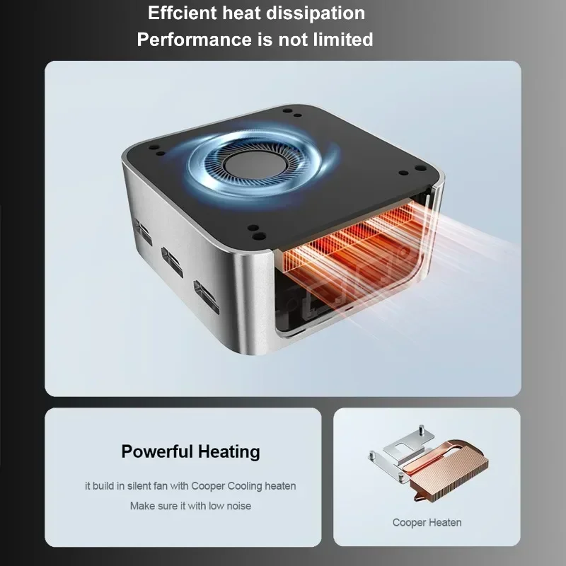 New! T9 Plus Quad Core Windows 11 Small Mini PC, CPU Intel N150/N100,16GB LPDDR5 ,256/512GB/1TB SSD, Dual 1000M LAN ,Three HD NU