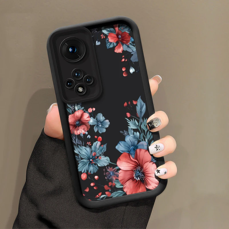 حافظة لهاتف شاومي 15T Pro 15 Ultra 17 Pro Max 13 12 11 Lite 5G NE 11i 14T 13T غطاء زهور ريترو ناعم من البولي يوريثان الحراري #4