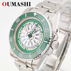 40mm men's watch NH36 watch Stainless steel sapphire glass waterproof wrist watches for man NH36 Mechanical automatic movement