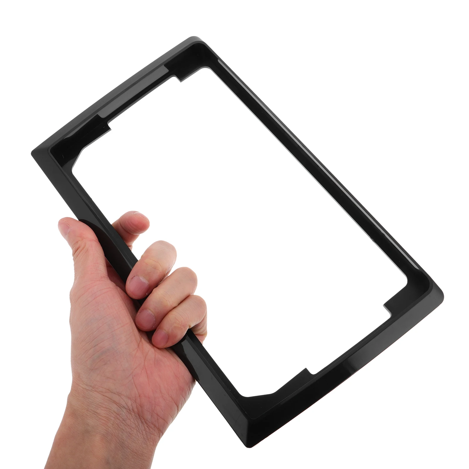 

10 Inch Car Navigation Modification Frame Upgrade Large Universal Compatibility Easy DIY Touch Screen Protector Trim Black Edge