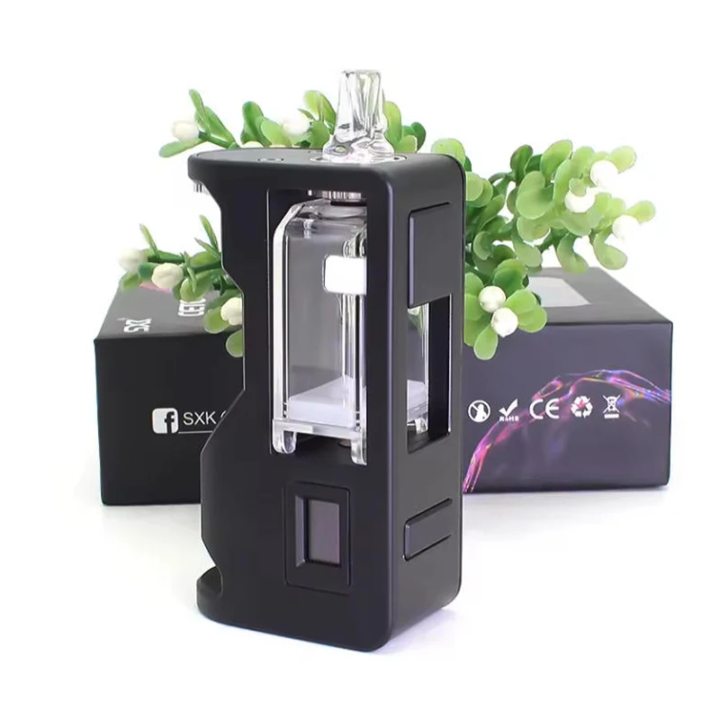 DIY SXK Ceto AIO Boro Mod Aluminum Body 5-80W Adjustable Power 0.42-Inch Display Single 18650 Battery Vape Pen Original view 2