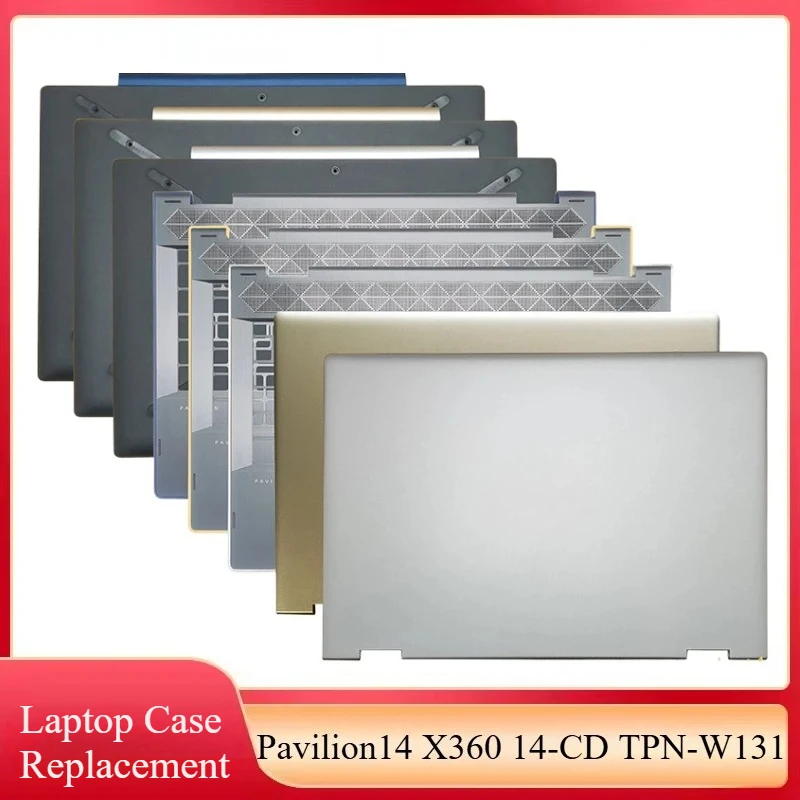 

Original New Case For Pavilion X360 14-CD TPN-W131 Laptop LCD Back Cover Palmrest Upper Cover Case Bottom Base Shell L22239-001