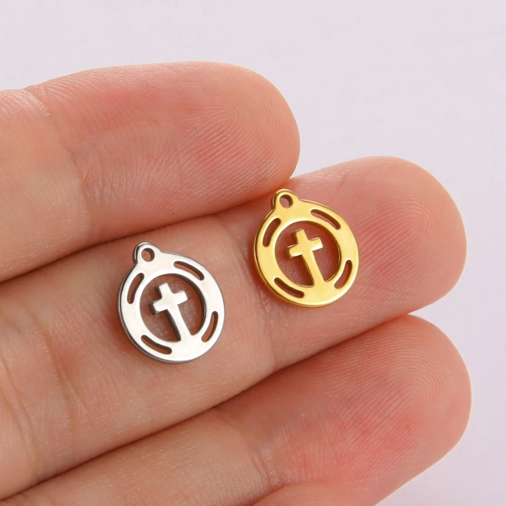 5pcs Mini Lucky Clover Charms for DIY Jewelry Making