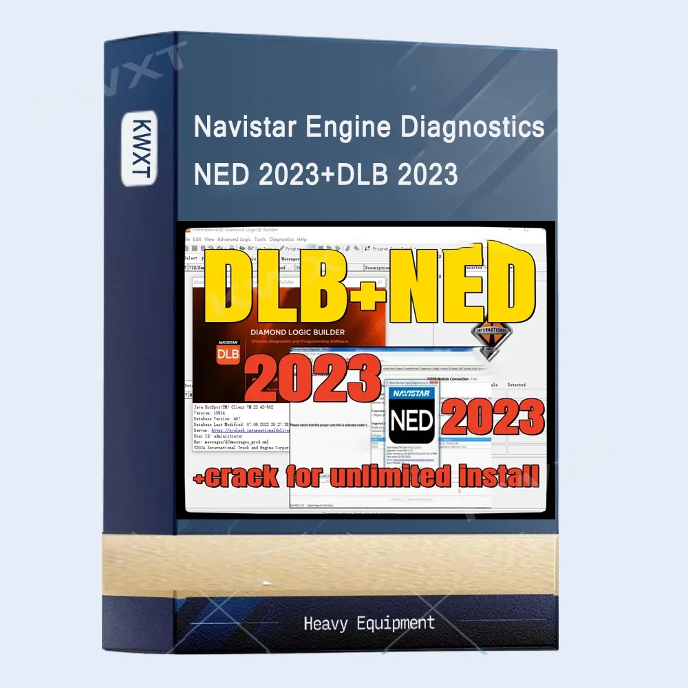 2026 NED DLB ServiceMAXX 2025.10 Navistar Engine Diagnostic Diamond Logic Builder DataBase with Unlimited Keygen  Install