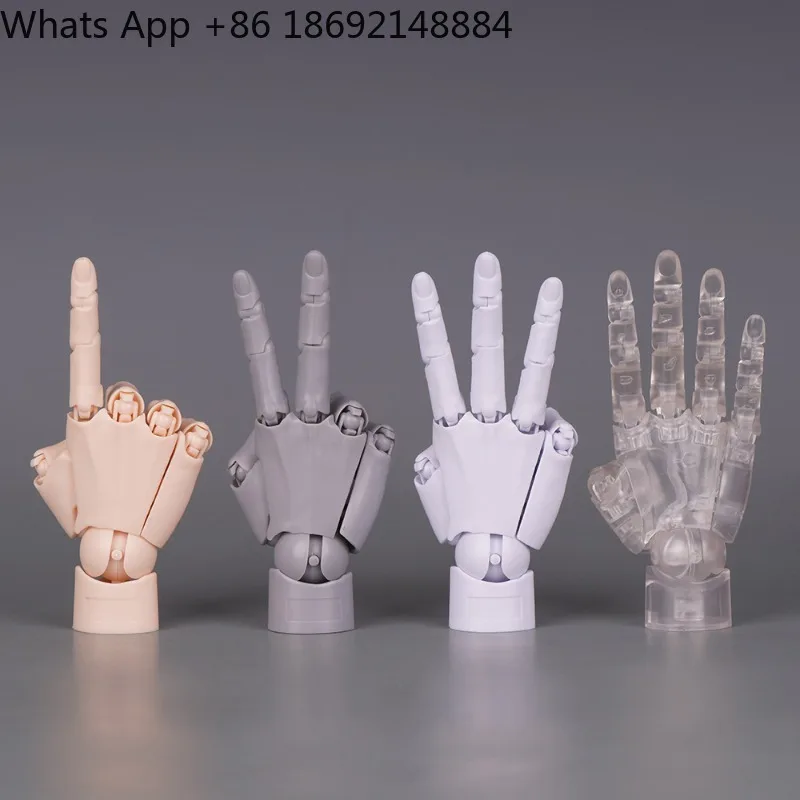 Miniature 1/2 Twisted Egg Palm Model Super Movable Finger Joint Manual Model Drawing Sketch Standard Right Hand