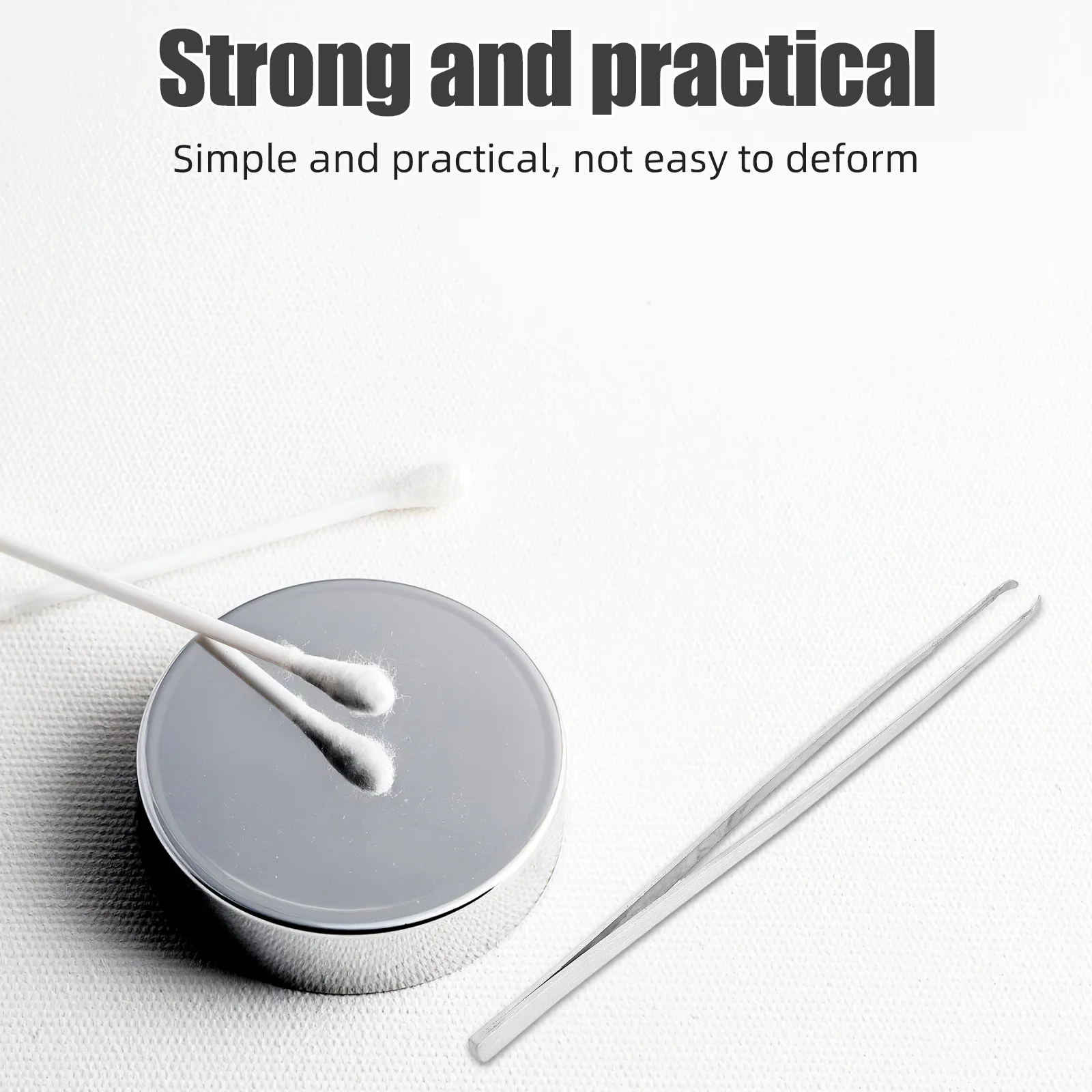 

5Pcs Stainless Steel Earpicks Spiral Ear Cleaner Tool Durable Earwax Removal Tweezers Practical Use for Adults