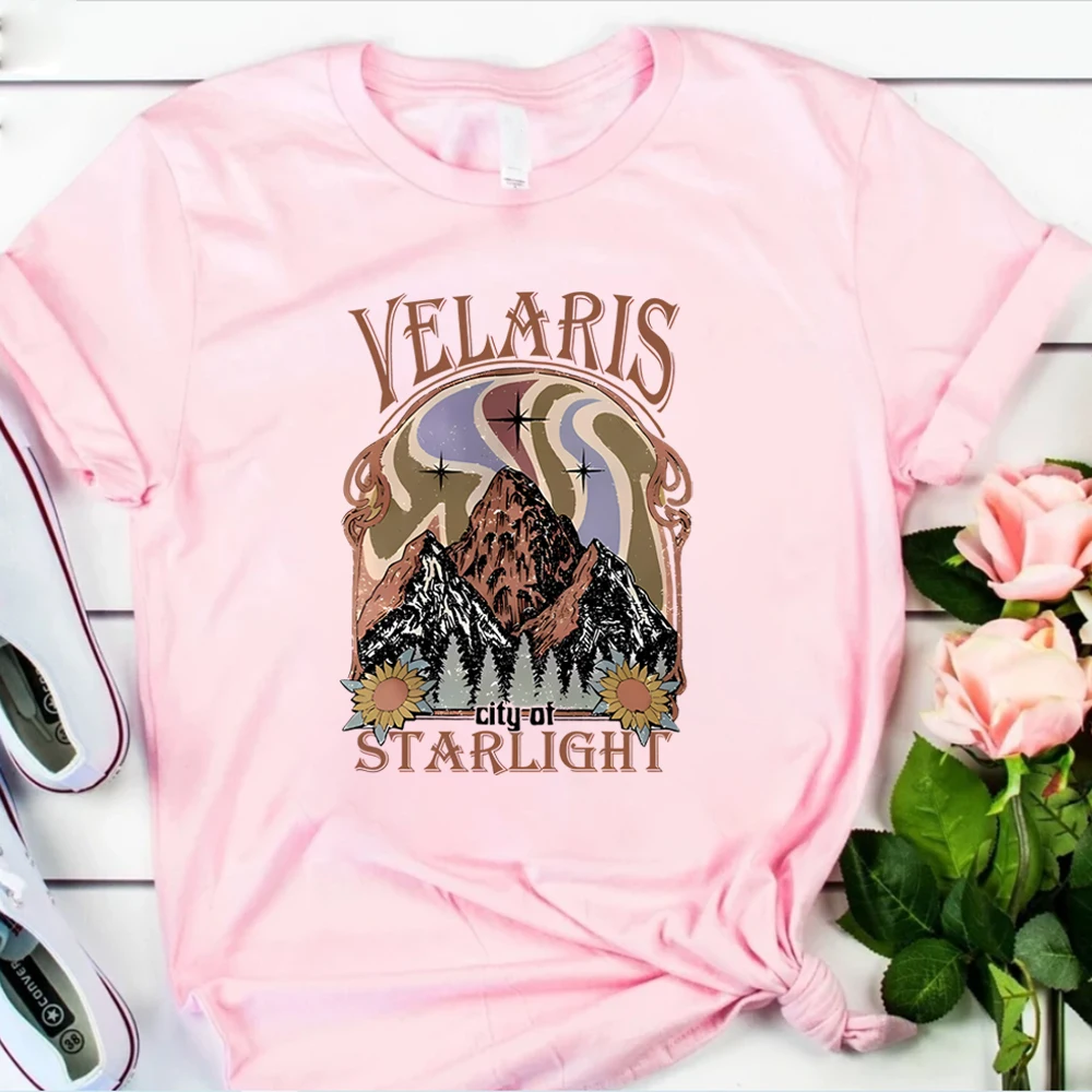 ACOTAR Velaris T-shirt SJM Tee City of Starlight Shirts A Court of Thorn and Roses Tshirt Illyrians of The Night Court Tees