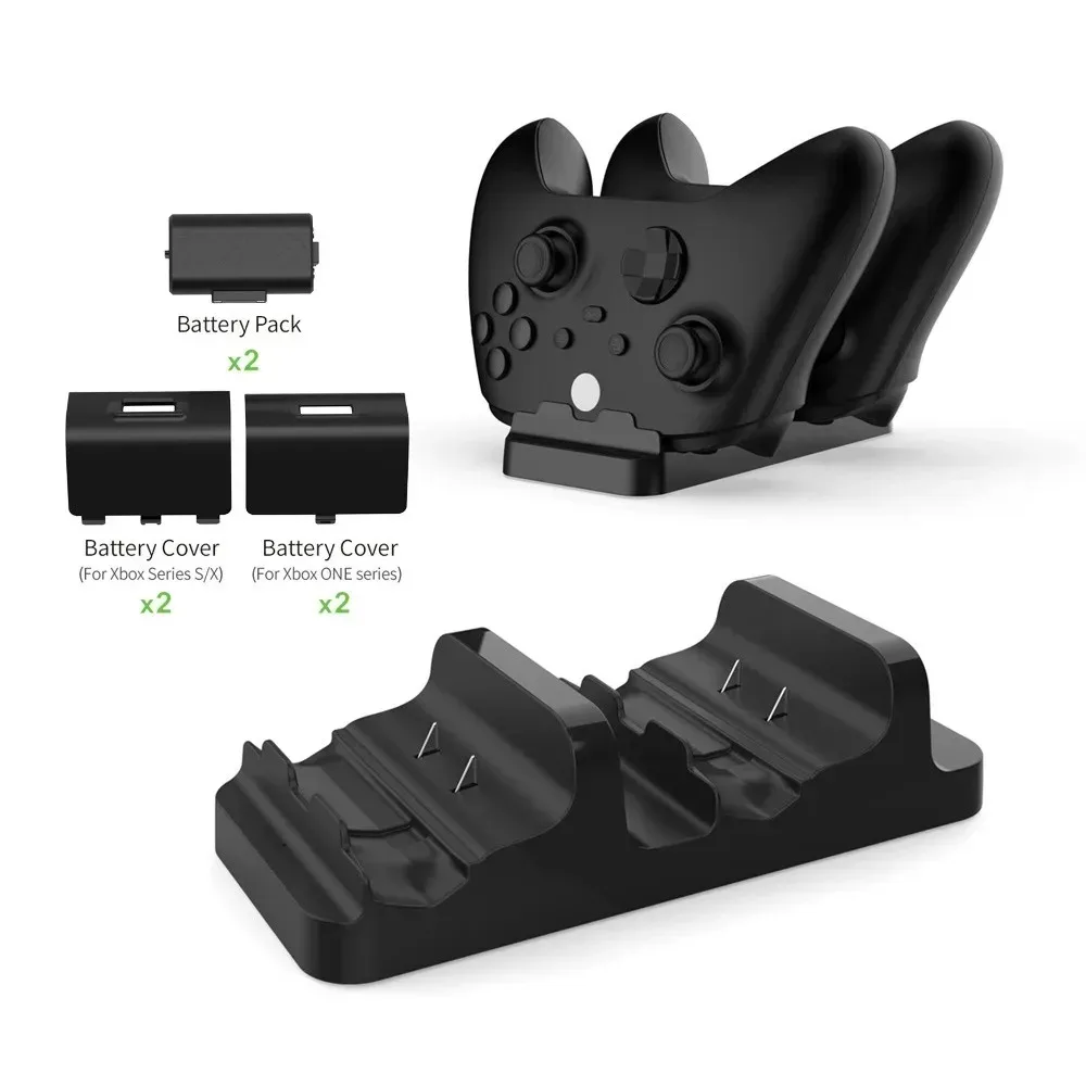 Compatible with Xbox Series X/S Wireless Controller Dual Charging for SLIM/ONE X Dual Battery Charging Kit X1 Charging Base view 5