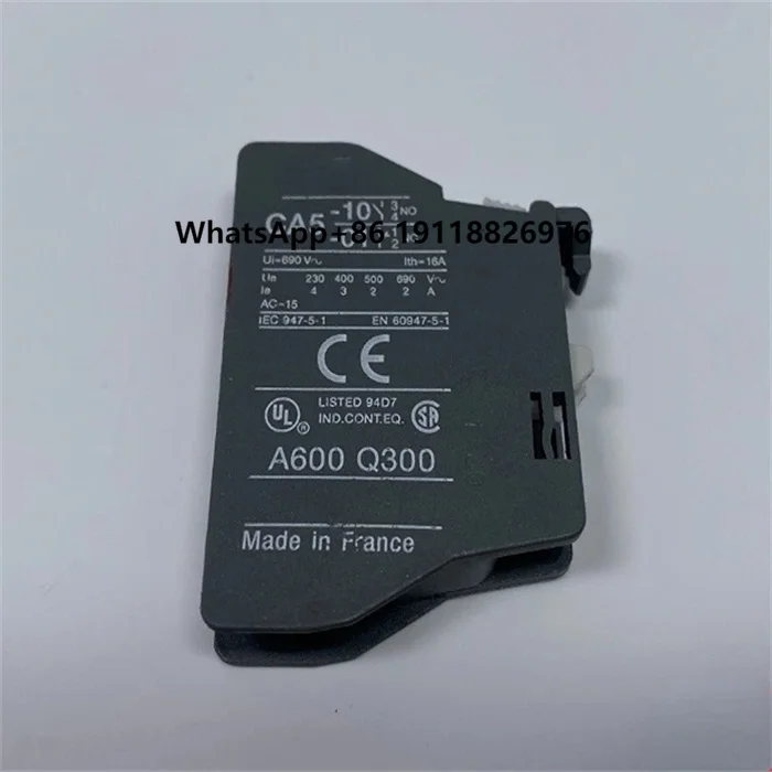

Brand New and Original Auxiliary Contact Block CA5-10 Auxiliary Contact Block 1NO 1P 1SBN010010R1010