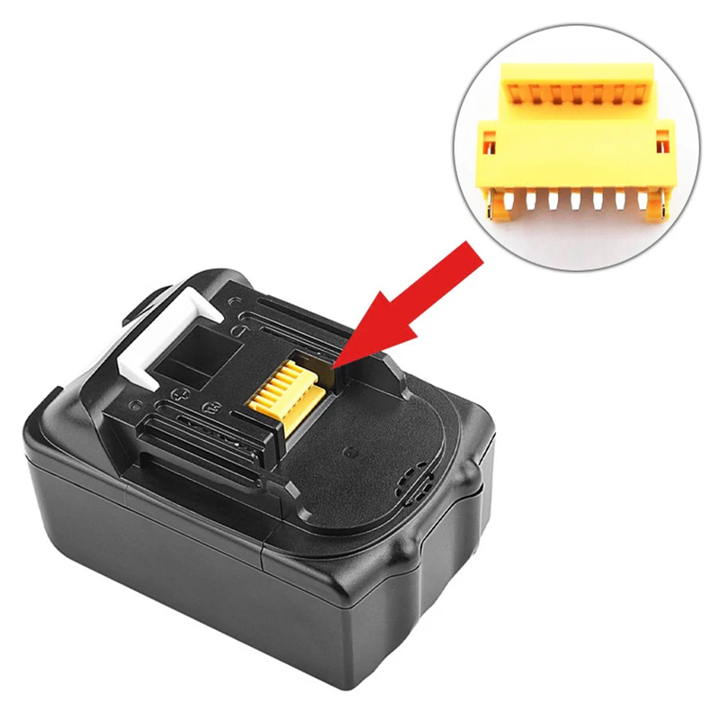 Batterieadapter-Anschlussklemme Für Makita BL1830/BL1430/BL1860 – Ersatzteil, Schwarz, Für Elektrowerkzeuge Und DIY