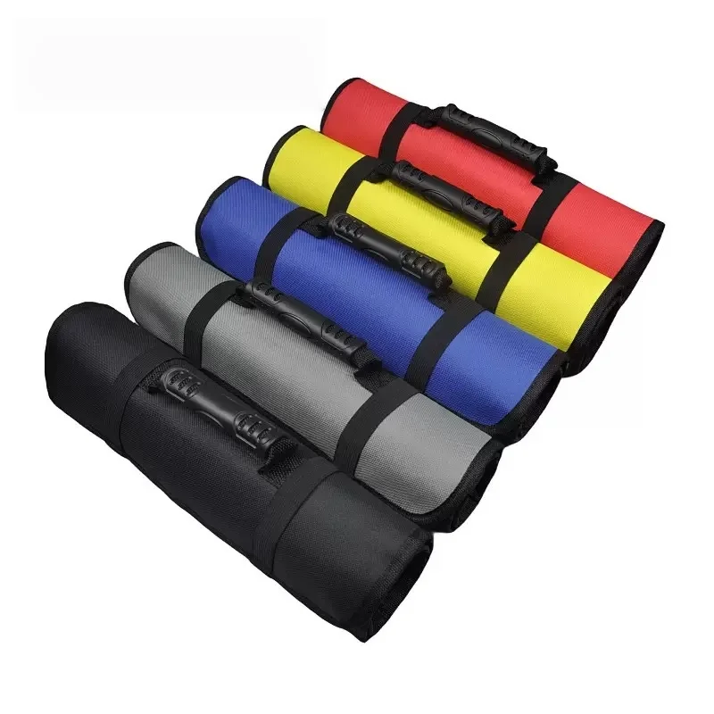 Hardware Roll-Up Tool Storage Bag with Handle, Convenient Portable Professional Tool Storage Bag