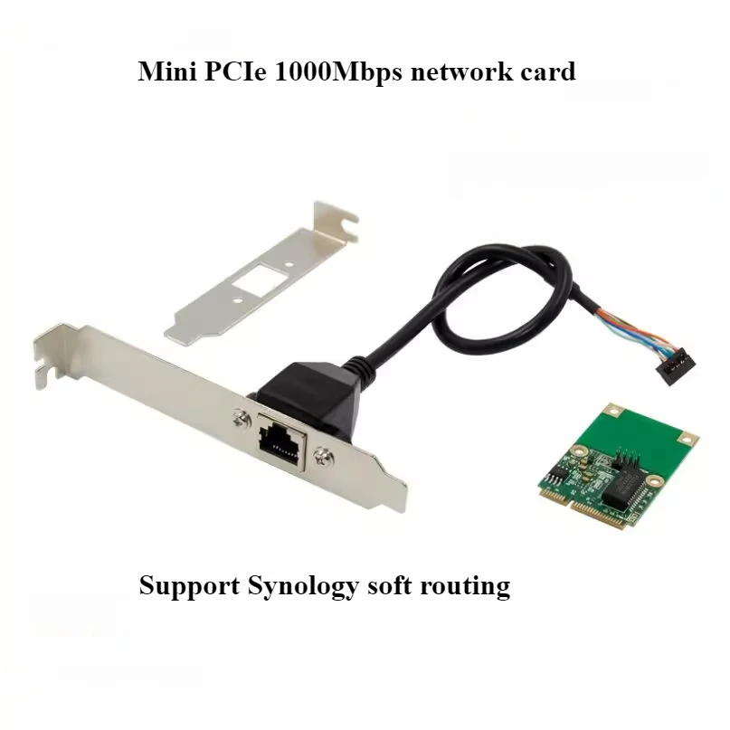 

Mini PCIe 1000Mbps server network card Intel I210AT Ethernet RJ45 adapter card