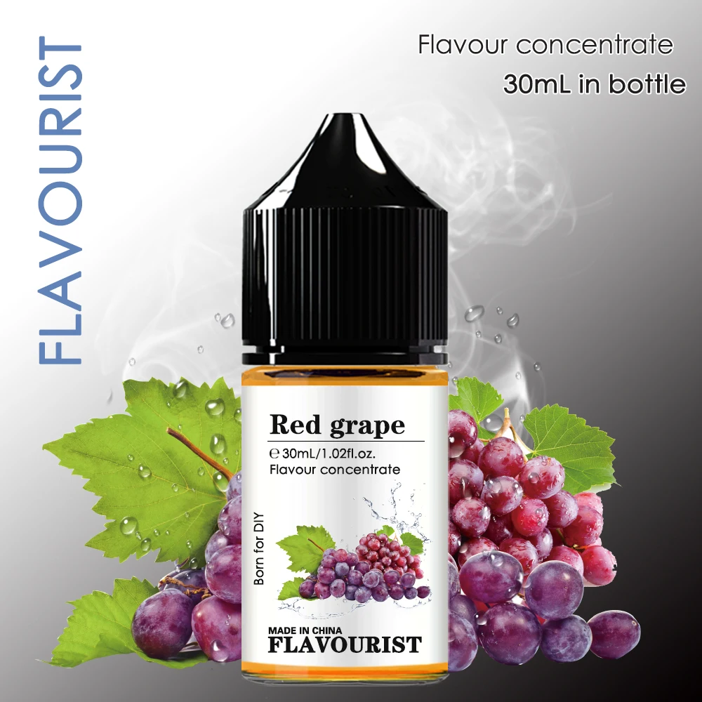 FLAVOURIST RED grape aroma flavor Water solubility flavouring Concentrate fruit flavored essence oil liquid