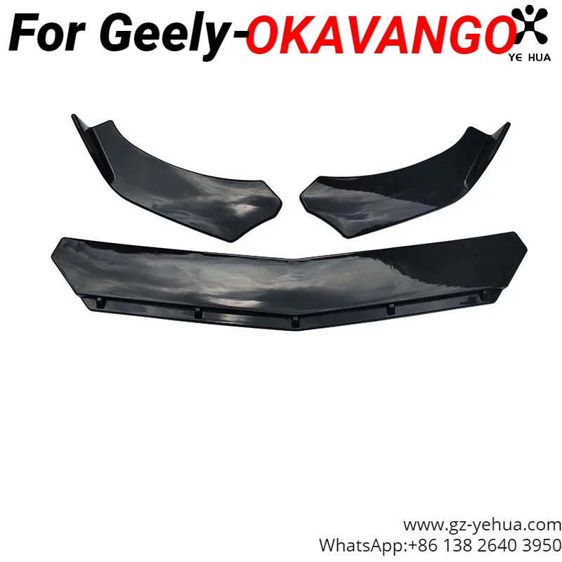 For Geely Okavango Haoyue 2023 Bumper Skirt Front Lip Car Exterior Replacement Parts Automobiles Accessories