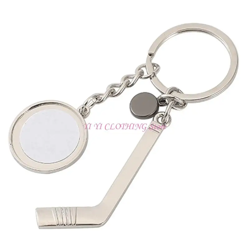 

N5KF Thermal Transfer Blank Consumables Metal Keyring for Key Pendant Keychain